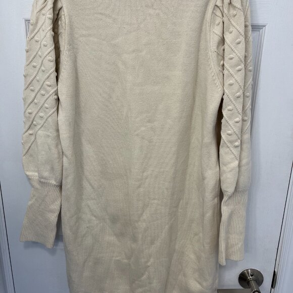 French Connection Cream Sweater Dress - Picture 4 of 6